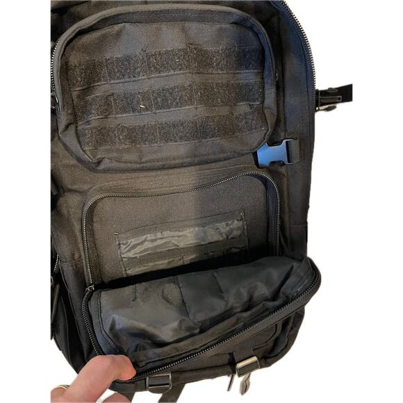 Generic NO BRAND Black Tactical XL Backpack - Picture 2 of 5